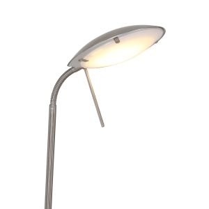 Steinhauer Lighting LED-Tischleuchte ELOI Silber 1315ST