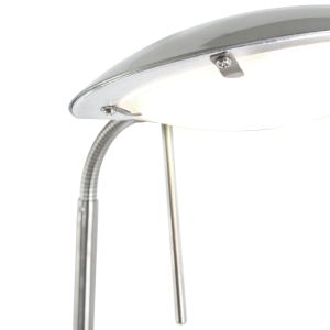Steinhauer Lighting LED-Tischleuchte ELOI Silber 1315ST