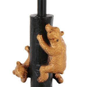 Steinhauer Lighting Tischleuchte ANIMAUX Blau Schwarz 20 cm 8236ZW