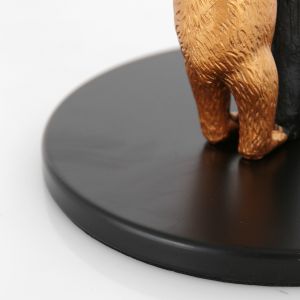 Steinhauer Lighting Tischleuchte ANIMAUX Blau Schwarz 20 cm 8236ZW