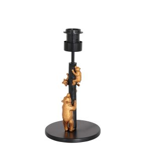 Steinhauer Lighting Tischleuchte ANIMAUX Blau Schwarz 20 cm 8236ZW