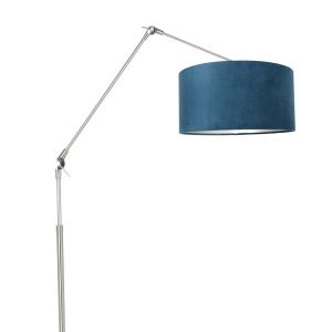 Steinhauer Lighting Stehleuchte PRESTIGE CHIC Blau Stahl 8237ST