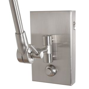 Steinhauer Lighting Wandleuchte PRESTIGE CHIC Blau Stahl 8238ST
