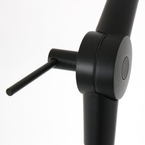 Steinhauer Lighting Stehleuchte PRESTIGE CHIC Blau Schwarz 8239ZW