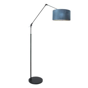 Steinhauer Lighting Stehleuchte PRESTIGE CHIC Blau Schwarz 8239ZW
