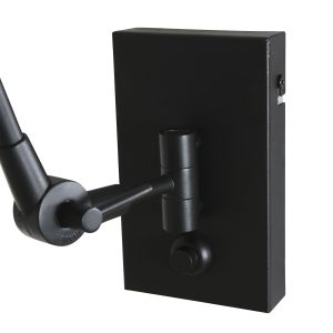 Steinhauer Lighting Wandleuchte PRESTIGE CHIC Blau Schwarz 8240ZW