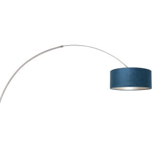 Steinhauer Lighting Bogenleuchte SPARKLED LIGHT Blau Stahl 8241ST