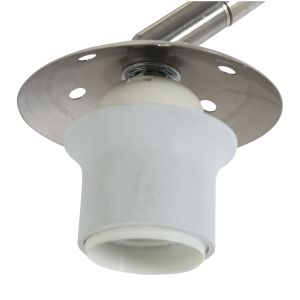 Steinhauer Lighting Bogenleuchte SPARKLED LIGHT Blau Stahl 8241ST