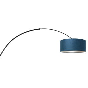 Steinhauer Lighting Bogenleuchte SPARKLED LIGHT Blau Schwarz 8242ZW