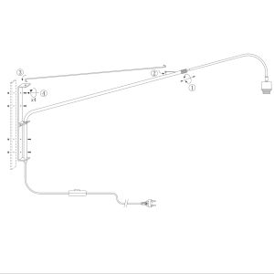 Steinhauer Lighting Wandleuchte ELEGANT CLASSY Blau Stahl 8243ST