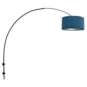 Steinhauer Lighting Wandleuchte SPARKLED LIGHT Blau Schwarz 8245ZW