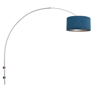 Steinhauer Lighting Wandleuchte SPARKLED LIGHT Blau Stahl 8246ST