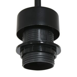 Steinhauer Lighting Pendelleuchte SPARKLED LIGHT Blau Schwarz 50 cm 8248ZW
