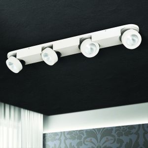 Hausmarke 4er LED-Spot MENO Str 10-467/4 weiß