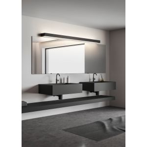 Helestra LED-Spiegelleuchte THEIA 120cm schwarz 18/1828.22