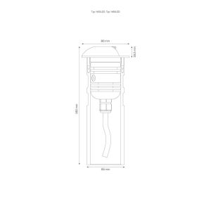 LCD Bodeneinbauleuchte LED 1455LED