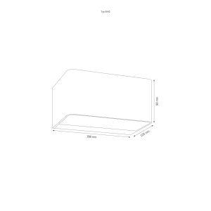 LCD Up & Down Wandleuchte LED 5042