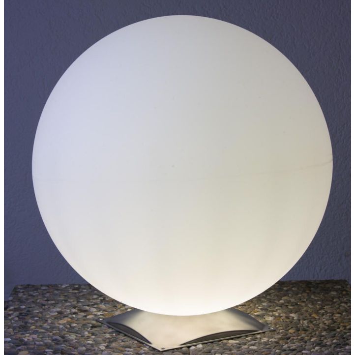 Epstein Design Bodenleuchte Snowball Edelstahlfuß E27 73540 Snowball Edelstahlfuß E27