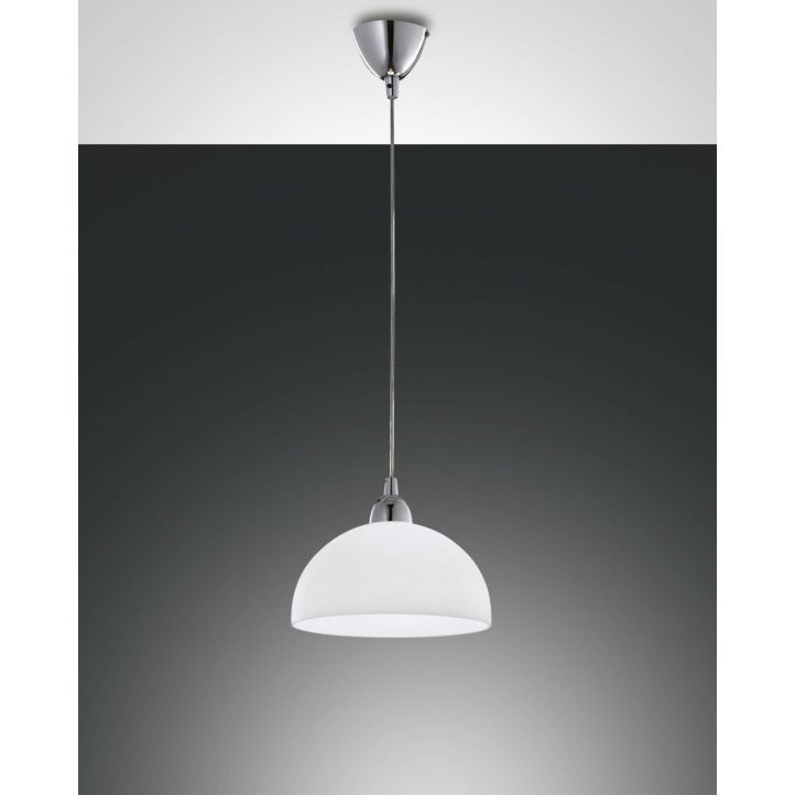 Fabas Luce Pendelleuchte NICE 26 cm Weiß 2908-44-102