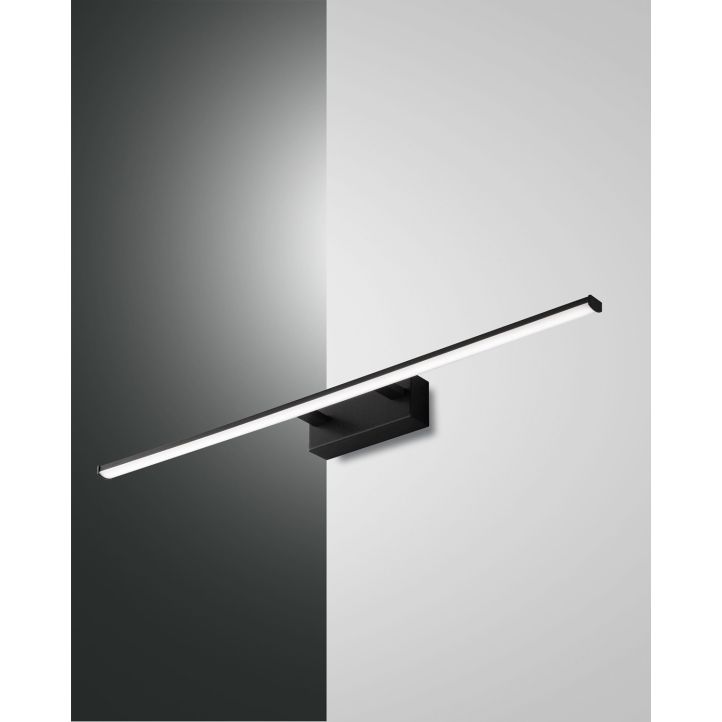 Fabas Luce LED-Wandleuchte NALA 75cm schwarz 3361-28-101