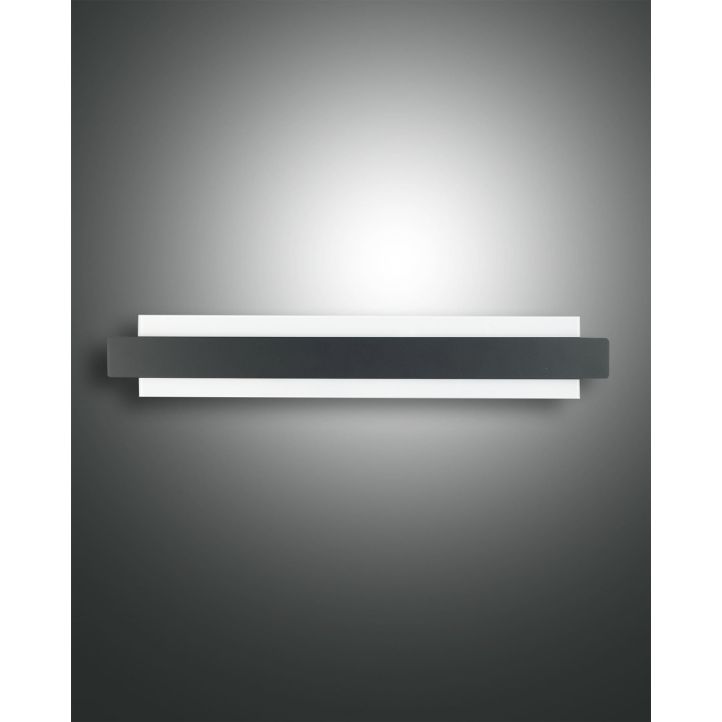 Fabas Luce LED-Wandleuchte REGOLO 60cm schwarz 3558-22-101 Fabas Luce LED-Wandleuchte REGOLO 60cm schwarz 3558-22-101