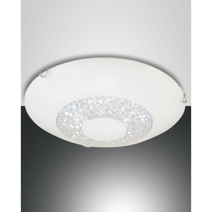 LED-Deckenleuchte MOMO Weiß 40 cm 4000 Kelvin (neutralweiß)