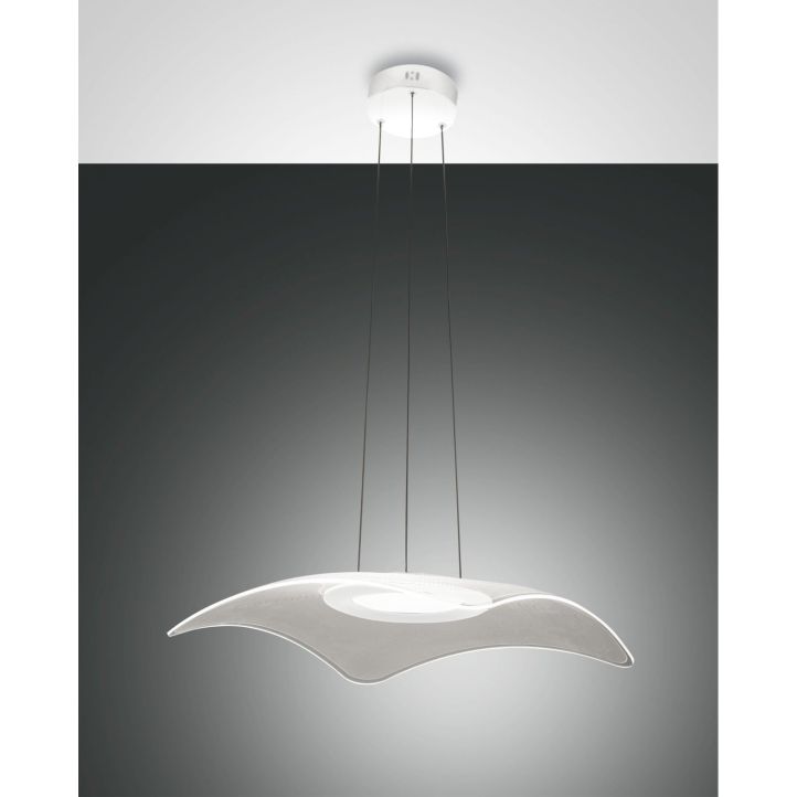 Fabas Luce LED-Pendelleuchte IBIZA Weiß 3589-45-102