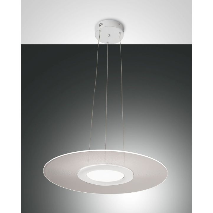 Fabas Luce LED-Pendelleuchte ANGELICA Weiß 3592-45-102
