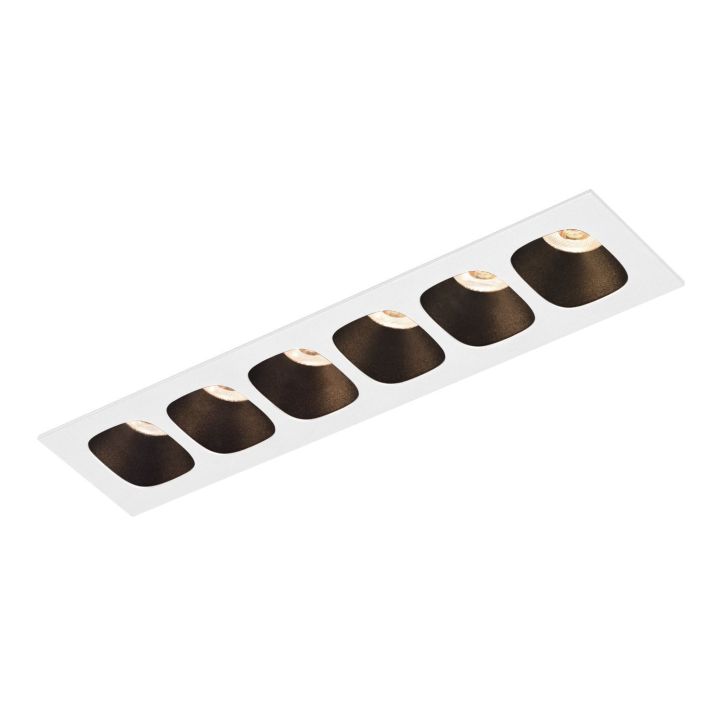 Wever & Ducré LED-Einbauleuchte PIRRO PETIT CEILING REC 6.0 LED Weiß/Schwarz 2700 K 129351E3 Wever & Ducré LED-Einbauleuchte PIRRO PETIT CEILING REC 6.0 LED Weiß/Schwarz 2700 K 129351E3