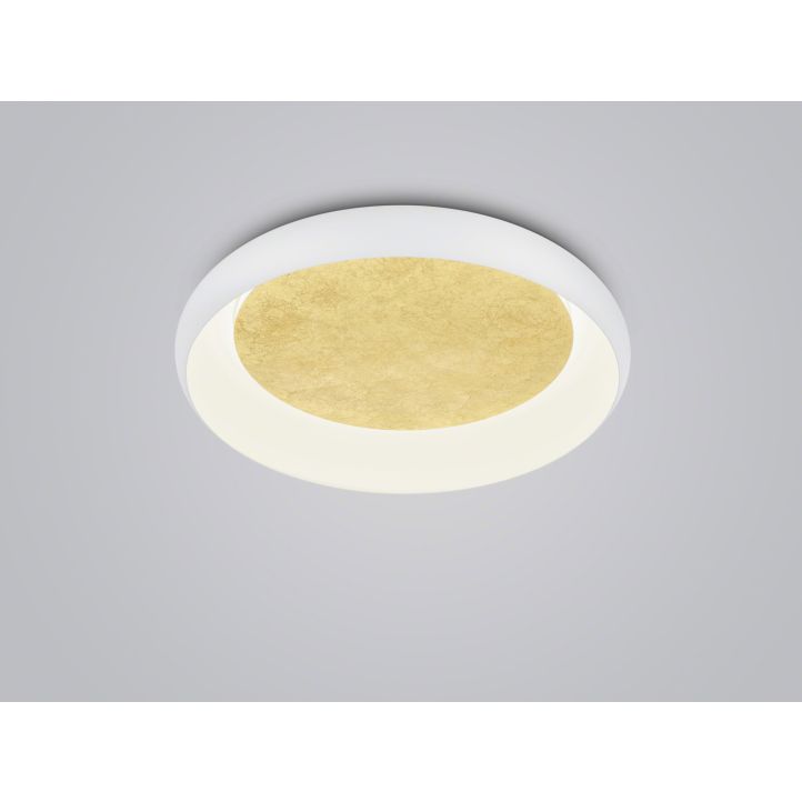 LED-Deckenleuchte TYRA Weiß / Gold LED-Deckenleuchte TYRA Weiß / Gold