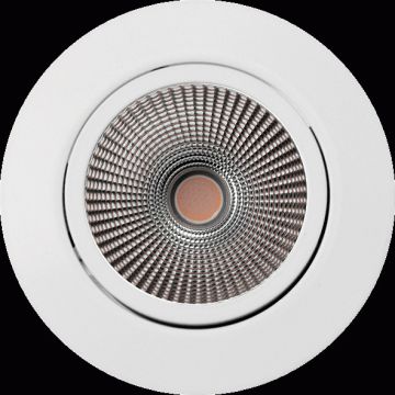 LED-Einbaustrahler MOBiDIM COB SLIM R 9W 927 60° weiß