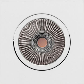 LED-Einbaustrahler MOBiDIM COB SLIM Q 9W 927 60° weiß