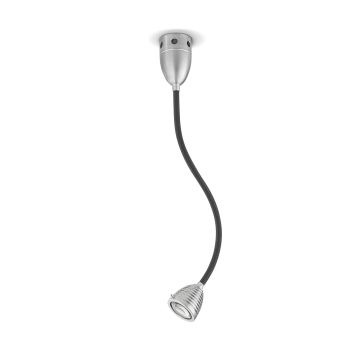Less´n´more LED-Wand-/ Deckenleuchte Athene A-BDL2 Kopf  45 cm Flexschlauch 
