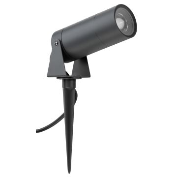 Erdspießstrahler LED mit einstellbarem Abstrahlwinkel Schwarz fokussierbar