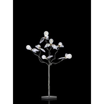 Ingo Maurer BIRDIE´S BUSCH Tischleuchte handgebogene Kupferstäbe mit matten, geflügelten LED-Birnen, vereint poetisches Design und moderne LED-Technologie.