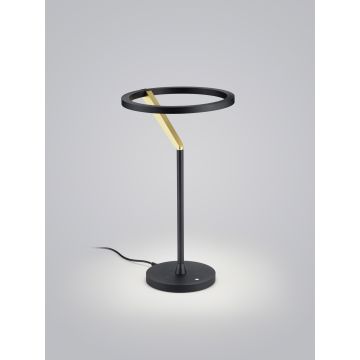 LED-Tischleuchte ELARA Schwarz/Gold