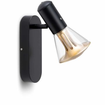 ETHICS Wand und Deckenspot gold schwarz