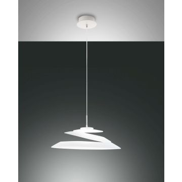 Fabas Luce LED-Pendelleuchte ARAGON Weiß 3357-42-102