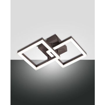 LED-Deckenleuchte Bard Rostbraun