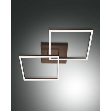 LED-Deckenleuchte Bard Rostbraun