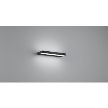LED-Spiegelleuchte SLATE 30cm schwarz