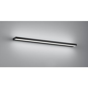 LED-Spiegelleuchte SLATE 90cm schwarz