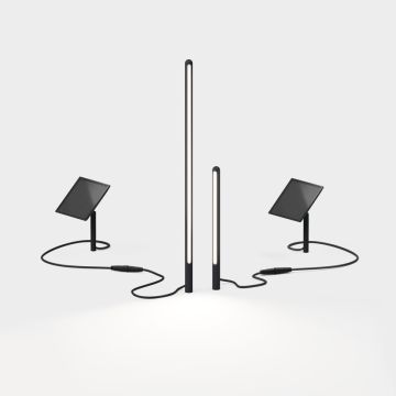 IP44.de Leuchten LED-Erdspießleuchte KAL SOLAR 30cm schwarz 2700K 93080-BL