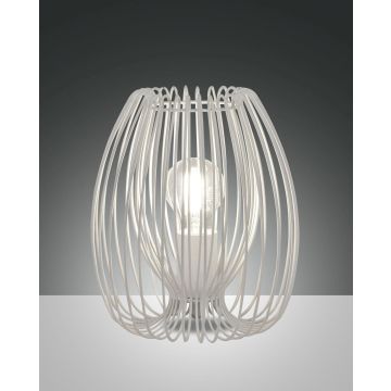 Fabas Luce Tischleuchte CAMP Weiß 24 cm 3677-34-102