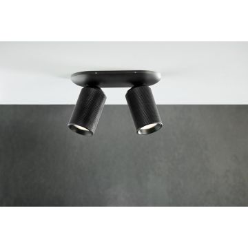 Light-Point 2er-LED-Spot RAW carbonschwarz 270956