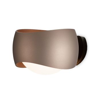 Oligo Curved Wandleuchte brazilian brown schwarz