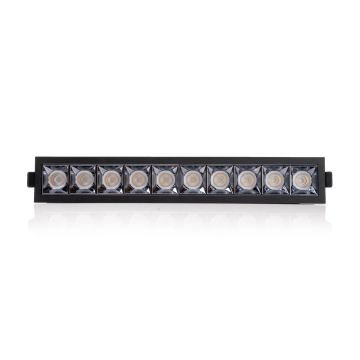 TLG SLC LED-Downlight PIXEL 10X schwarz/weiß 2700K/3000K SLC127