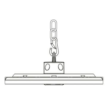 TLG SLC 1,5m-Kette mit Karabinerhaken für VECTOR (ohne Leuchte) SLC8805