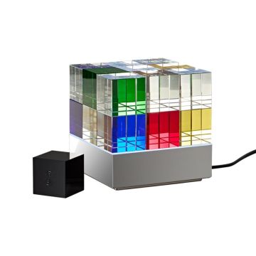 Lichtobjekt CUBELIGHT MOVE - Blau, Gelb, Rot, Grün