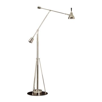 Buquet Stehleuchte versilbert